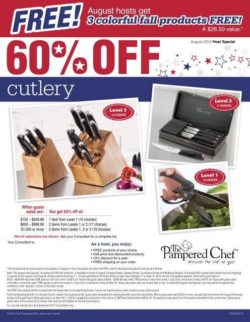 Host Special - Pampered Chef