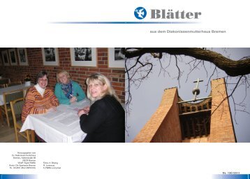 130. Ausgabe (2011) der Jahresblätter des Diakonissenmutterhauses