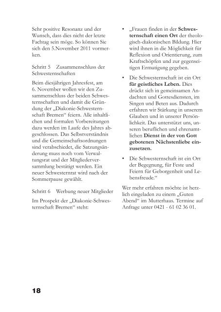 130. Ausgabe (2011) der Jahresblätter des Diakonissenmutterhauses