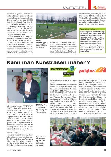 Ausgabe BSB Nord – 05 - Badischer Sportbund Nord eV