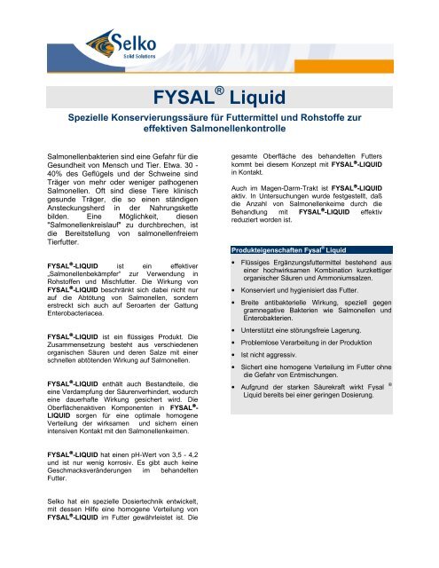 Produktdatenblatt Fysal liquid (PDF 257,0 kB) - Milkivit