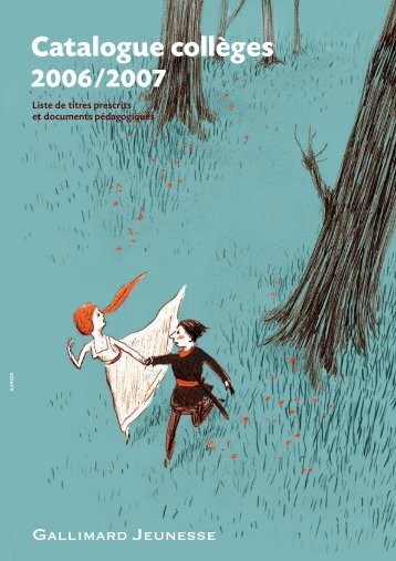 Catalogue collÃ¨ges - Gallimard Jeunesse