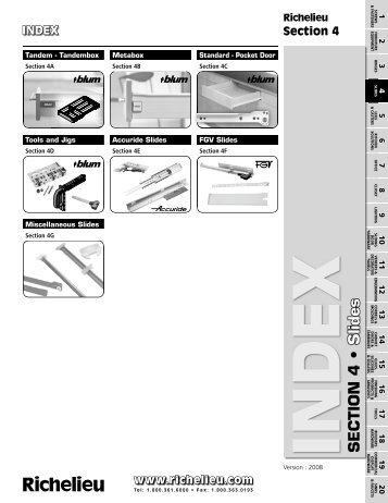 Section 4A: Tandem-Tandembox - Richelieu