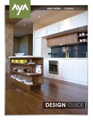 Design Guide | New Condo & Home Edition - AyA Kitchens