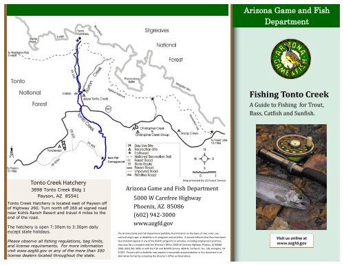 Fishing Tonto Creek - Arizona Game and Fish Department