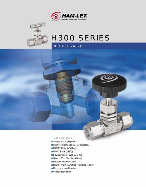 H300 Integral-Bonnet Needle Valves - Duhig