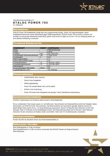 STALOC POWER 703