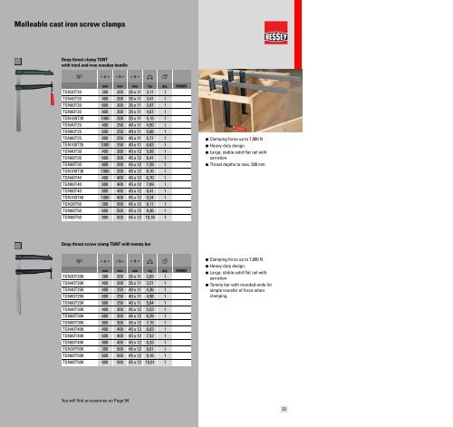 BESSEY Clamping