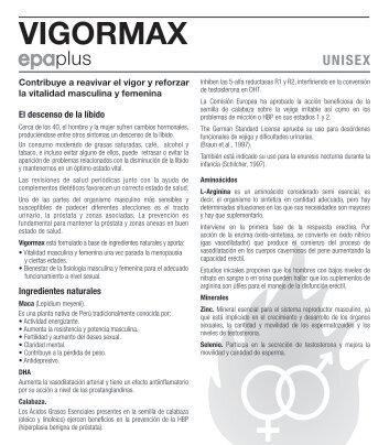 AAFF PROSPECTO VIGORMAX.pdf - PerÃ³xidos FarmacÃ©uticos
