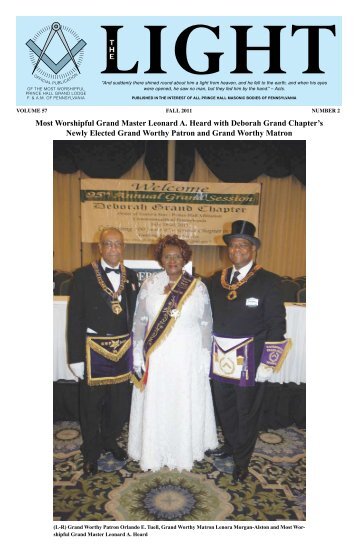 Most Worshipful Grand Master Leonard A. Heard with - Prince Hall ...