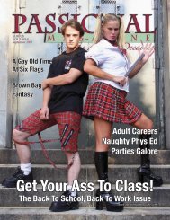 Get Your Ass To Class! - Passional Magazine