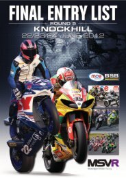 knockhill - MotorSport Vision Racing