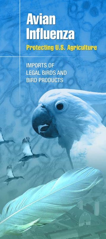 Brochure: Imports of Legal Birds and Bird Products - US Department ...