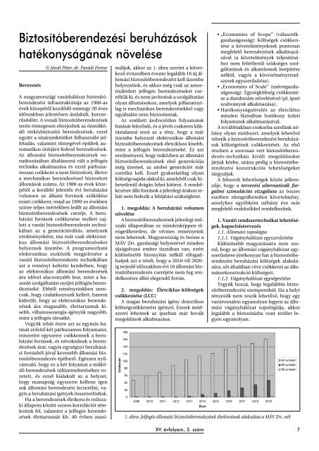 2010 /3. szÃ¡m - MÃV DokumentÃ¡ciÃ³s KÃ¶zpont Ã©s KÃ¶nyvtÃ¡r