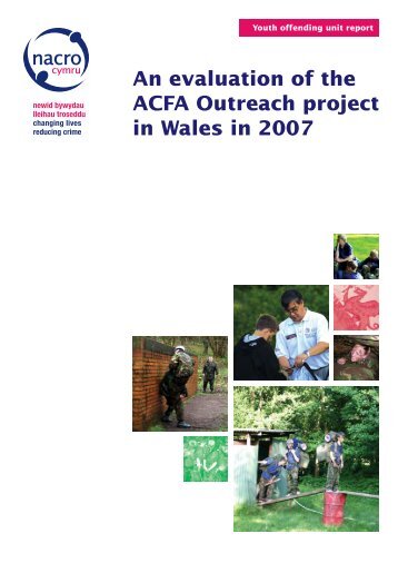 An evaluation of the ACFA Outreach project in Wales in 2007 - Nacro