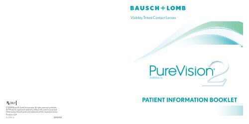Visibility Tinted Contact Lenses - Bausch + Lomb