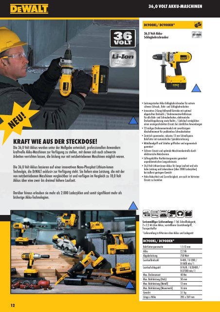 DeWalt-Katalog - BauKreis GmbH & Co. KG