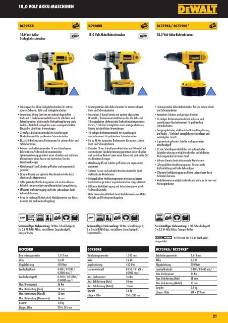 DeWalt-Katalog - BauKreis GmbH & Co. KG