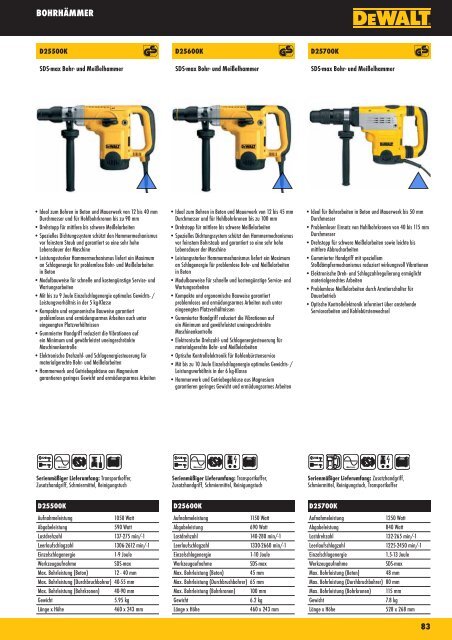 DeWalt-Katalog - BauKreis GmbH & Co. KG