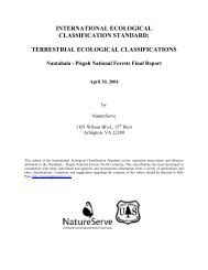 Nantahala-Pisgah National Forests Final Report - NatureServe