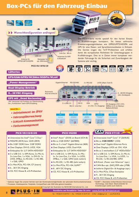 Industrial Computing - PLUG-IN Electronic GmbH