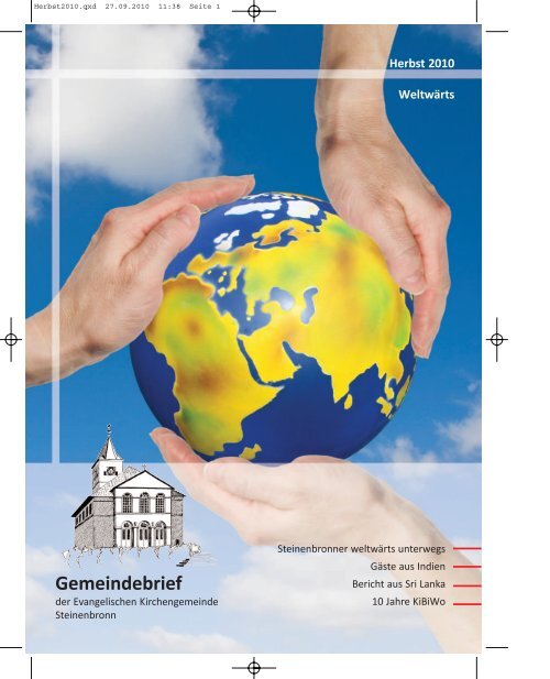 Gemeindebrief - evangelische Kirchengemeinde Steinenbronn