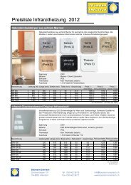 Preisliste - Baumann Enertech