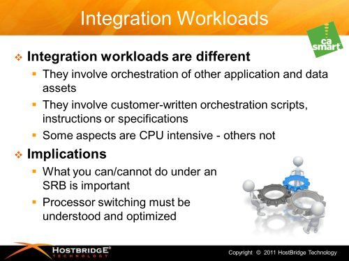 zIIP Enabling CA-based Web Services: Tales ... - CA Technologies