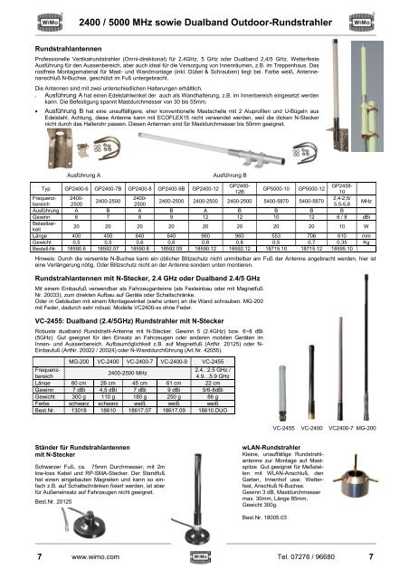 WLAN / WiMAX / LTE / UMTS / GSM / RFID - WiMo