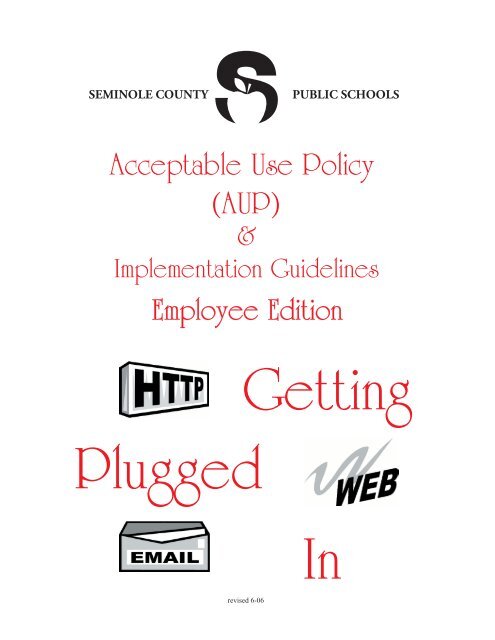 Acceptable Use Policy (AUP) - Seminole County Schools