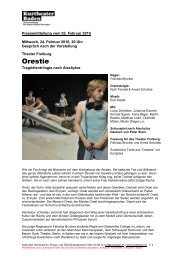 Orestie - Kurtheater Baden