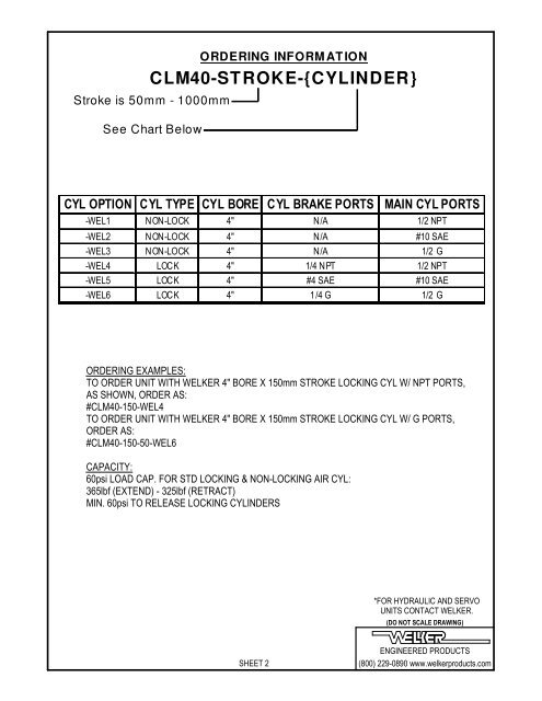 Catalog - Welker Engineered Products