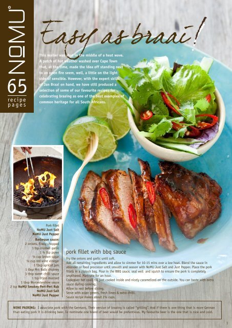 NoMU Recipe Mailer Vol.65 Easy as Braai, March [901 KB]