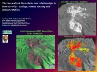 The Normalized Burn Ratio and relationships to burn severity ...