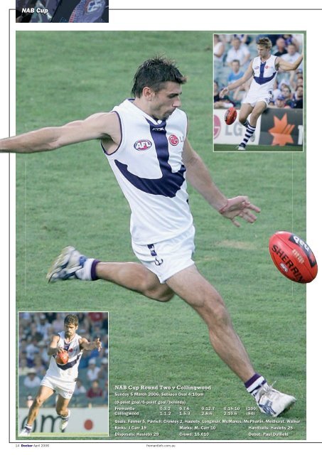 Official Magazine of Fremantle Football Club fremantlefc.com.au