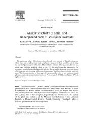 Anxiolytic activity of aerial and underground parts of ... - Nutraxin