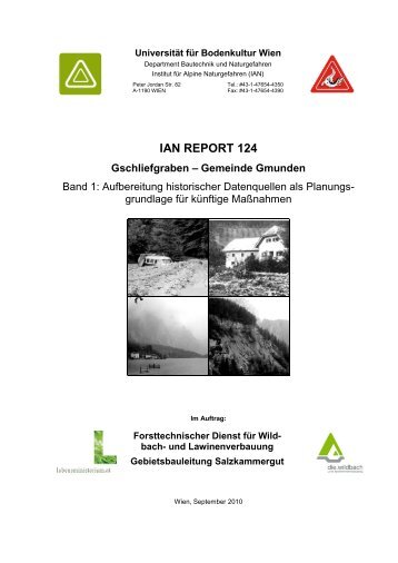 IAN REPORT 124 Gschliefgraben - Department für Bautechnik und ...