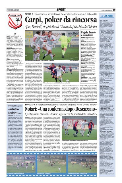 10/12/2007 Campionato 16a Giornata - serie d news