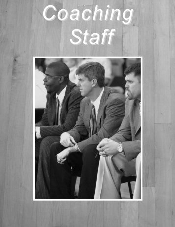 Media Guide Section 2-Coaching Staff - Mercer University