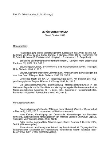 LitVzLepsius2010 1 - Ãffentliches Recht IV