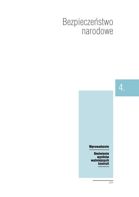 Sprawozdanie z dziaÅalnoÅci NIK w 2003 roku (plik PDF)