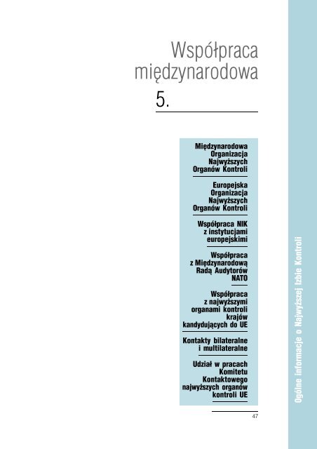 Sprawozdanie z dziaÅalnoÅci NIK w 2003 roku (plik PDF)