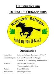 Hausturnier 2008 - Pferdezentrum am Rehagen