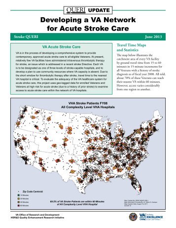 Developing a VA Network for Acute Stroke Care - QUERI