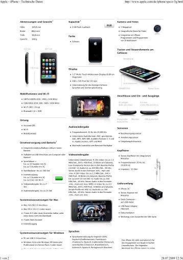Apple-iPhone-3G-Technische-Daten.pdf herunterladen - Fonmarkt.de