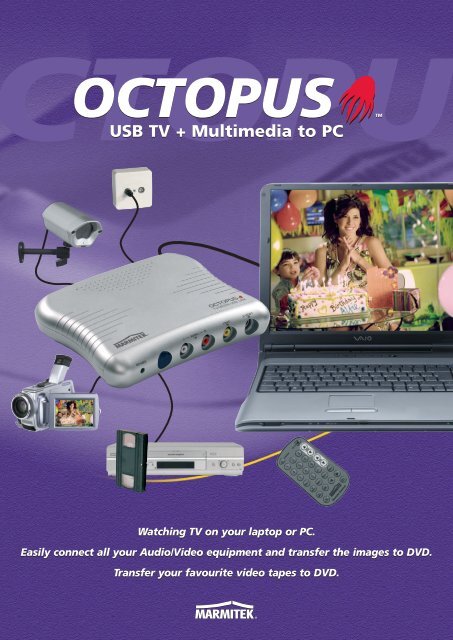 Octopus USB TV + Multimedia to PC - Okos Otthon