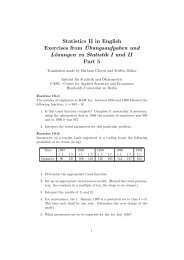 Statistics II in English Exercises from Â¨Ubungsaufgaben und ...