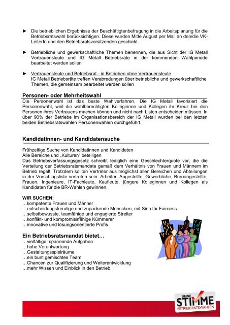 1. Rundschreiben zur BR Wahl 2014 - IG Metall Ludwigsburg
