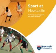 Sport at Newcastle - Newcastle University