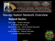 DIT - Navajo Nation Telecommunications